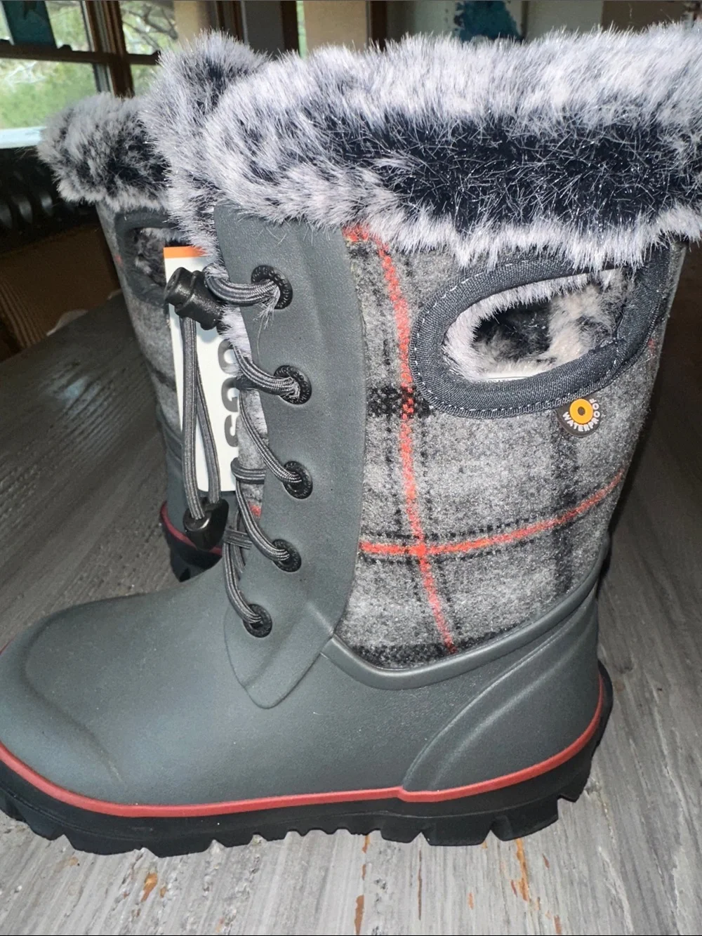 Bogs Arcada II Kids Gray Winter Boots